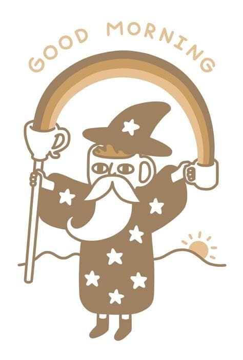 Bom dia, acordei magista!