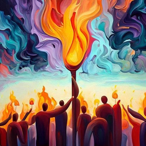 Qual é o coletivo de Pensamentos?