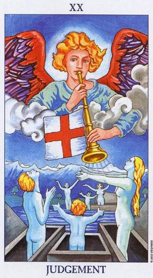 As Quatro faces do Julgamento: o Arcano 20 na cartomancia