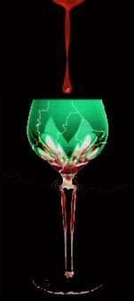 Pedra Verde Manchada de Sangue