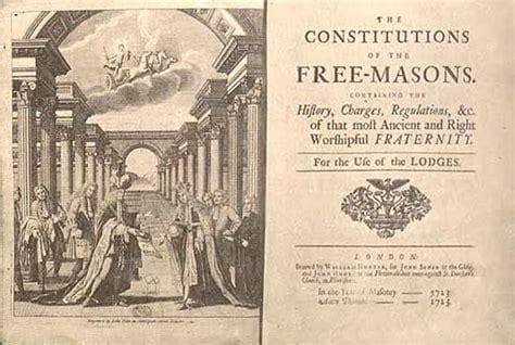 Constituição de Anderson 1723 – (texto integral)